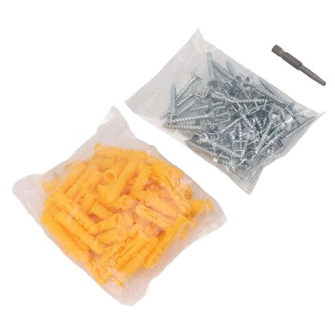 Screw Nails, Stainless Steel skirting Screws with wall Anchor and bit, for Home Decoration and Wooden Veneer Installation in Saudi Arabia