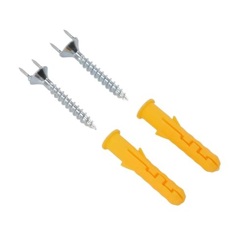 Screw Nails, Stainless Steel skirting Screws with wall Anchor and bit, for Home Decoration and Wooden Veneer Installation in Saudi Arabia