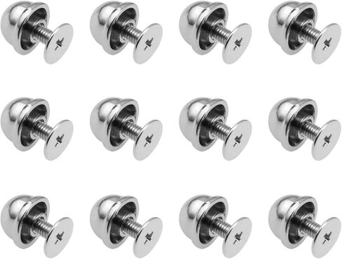 yyangz 20PCS 10mm Zinc Alloy Cap Nails White Solid Round Head Leather Rivets Leather Goods Hardware Accessories for Handbags Belts Bags Shoes Apparel in Saudi Arabia