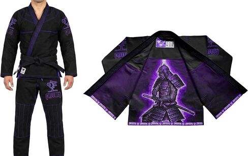 زي Raven Fightwear الرجالي Void Samurai البرازيلي Jiu Jitsu موحد ممتاز BJJ Gi in Saudi Arabia
