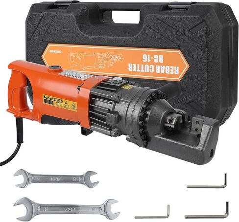 Portable Electric Hydraulic Rebar Cutter, 900w Power 110v Tube Cutter, Rigid Pipe Cutter - Cuts Up to 5/8 in, 3/20" 4Mm-5/8" 16 Mm Diameter, Cutting Speed 2.5-3 Seconds in Saudi Arabia