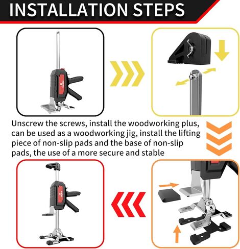 رافعة ذراع موفرة للعمالة، قطعتان، مصاعد أثاث من الفولاذ المقاوم للصدأ مع نزول مزدوج السرعة، رافعة أثاث يدوية لسهولة تركيب الخزانة والأرضيات in Kuwait