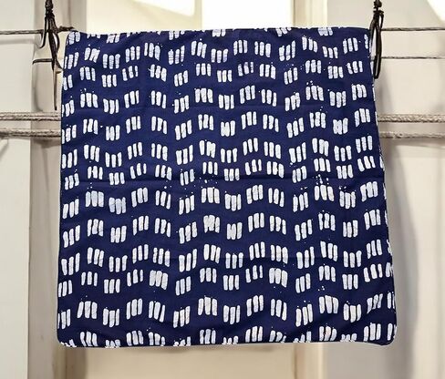 Cotton Neckerchief HandBlock Print Bandanas Handmade Bandanas For Men and Women FaceMask Multi-purpose Napkins 20"x20" Inch Bandana (6) in Saudi Arabia