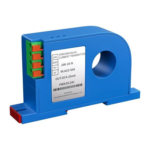 1PCS 4-20mA Hall Effect Current Sensor 0-100A 0-200A to 0-10V 0-5V Current Transmitter 22mm 31mm DC24V Current Transducer(0-10V Out,DC0-20A Input_22MM_DC24V) in Saudi Arabia