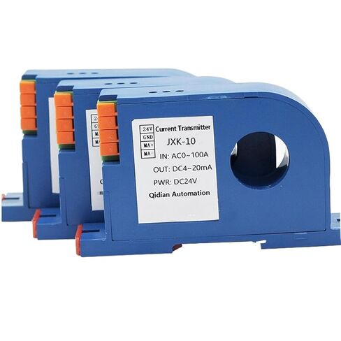 1PCS Hall Effect Sensor Split Core AC Current Transmitter with DC0-10V Output Current Sensor DC24V(0-20mA Out,AC0-1A Input_22MM_DC12V) in Saudi Arabia