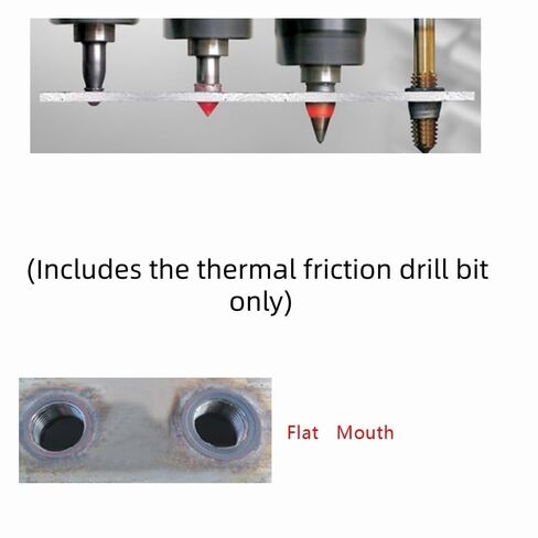 1piece Hot Melt Drill Bit Thermal Friction Cutter Tool, Precision Flat Type Carbide Form Drill Tip(M8*7.3mm) in Saudi Arabia