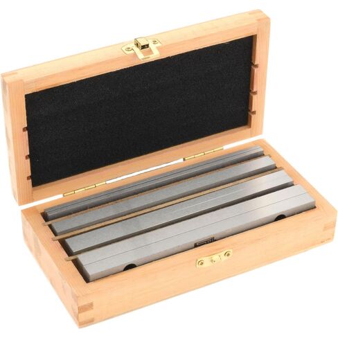 SPI Steel Parallel Set, 8 Piece, 6 Inch Long, 1/2 to 1 Inch High, 1/8 to 3/8 Inch Thick, 52-58 RC Hardness, 4 Pairs in Saudi Arabia