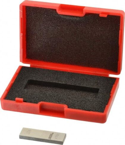 SPI Rectangle Steel Gage Block, 0.114 Inch, Grade AS-1, NIST Certified, Part #15-028-4 in Saudi Arabia