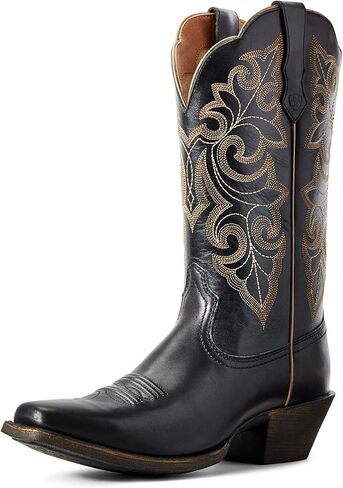 ARIAT Women's Round Up Square Toe Western Boot, Ready Russet, 6.5 Wide in Saudi Arabia