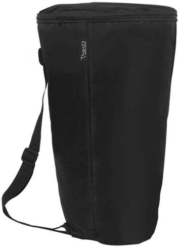 Tbest Djembe Drum Carry Case Soft Gig Backpack, Portable Waterproof Black Shoulder African Drum Carry Backpack Musical Instrument Accessory in Saudi Arabia