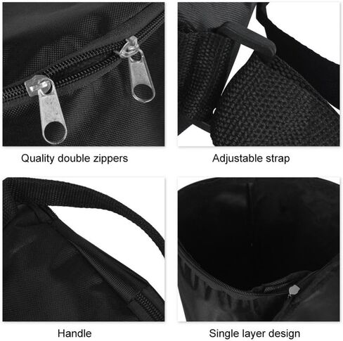 Tbest Djembe Drum Carry Case Soft Gig Backpack, Portable Waterproof Black Shoulder African Drum Carry Backpack Musical Instrument Accessory in Saudi Arabia