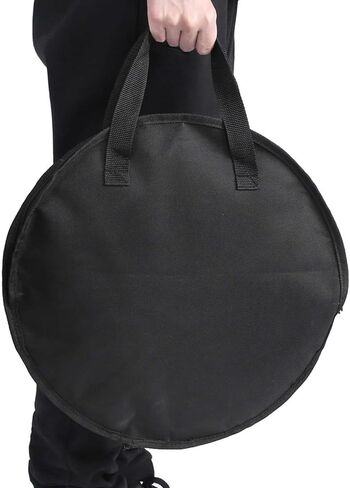 12 Inch Dumb Drum Bag Portable Black Oxford Cloth Dumb Drum Practice Pad Bag,Percussion Instruments Accessories in Saudi Arabia