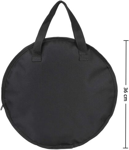12 Inch Dumb Drum Bag Portable Black Oxford Cloth Dumb Drum Practice Pad Bag,Percussion Instruments Accessories in Saudi Arabia