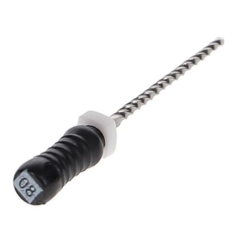 400116 HSB Endodontic K-Files 21mm #80 Black Stainless Steel 6/Pk in Saudi Arabia