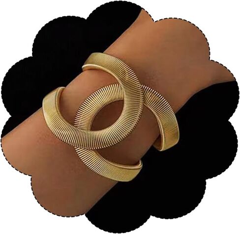 أساور الكفة المكتنزة للنساء على نطاق واسع من الذهب/الأصفاد الفضية bangle متراخ in Saudi Arabia