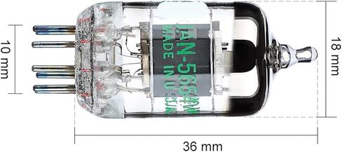 2-Pack 5654W Vacuum Tube Vacuum Tube Upgrade Version Suitable for 6J1 6m1 6AK5 6J1P EF95 Matching Amplifier Audio in Saudi Arabia