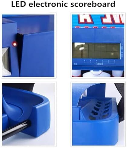 NGWEI Indoor Bowling Game Console for Kids & Adults, LED Electronic Scoreboard, Automatic Reset & Lighting, Fun Bowling Alley Sport Equipment (2M/6FT) in Saudi Arabia