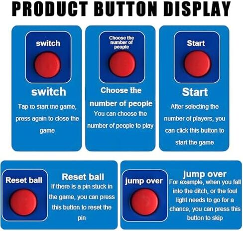 LED Electronic Bowling Alley Game Set for Kids & Adults - Automatic Reset, Sound Effects, Interactive Lighting - Perfect Indoor Fun & Family Entertainment in Saudi Arabia