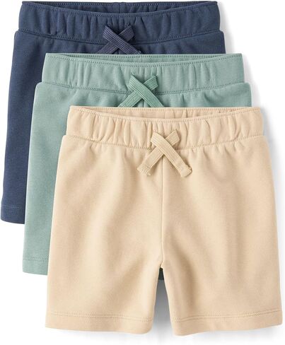 The Children's Place Boys French Terry Shorts Casual Shorts ، Heather Gray 3 Pack ، XX-Large US in Saudi Arabia