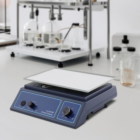 Horizontal Rotator Shaker with Adjustable Speed 0-210R/Min, 2.2Lbs Processing Capacity, Orbital Shaker Mixer with Timer for Labs and Classrooms-12.4 * 8.6In Work Tray in Kuwait