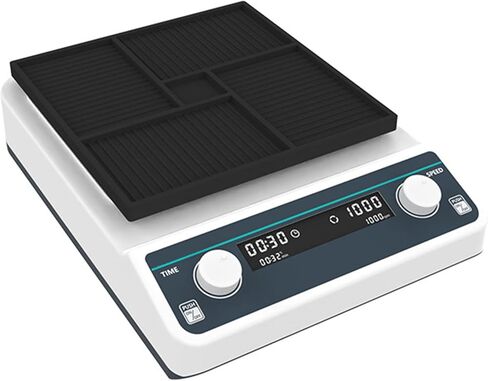 Microplate Shaker, Adjustable Speed 500-1200 RPM, Digital Display for 96-Well Plates, Ideal for Elisa and Cell Culture Applications in Saudi Arabia