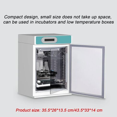 Orbital Shaker, Horizontal Cyclotron Oscillator, Lab Mixer Homogenizer Adjustable Lab Emulsifiering Machine Led LCD Display, Rubber Tray,LS-40Pro in Kuwait