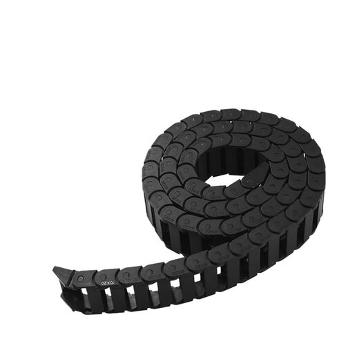 Open Cable Drag Chain 7x7 10x10 10x15 10x20 10x30 10x40 1M Wire Transmission Carrier with Connector(7x7mm) in Saudi Arabia