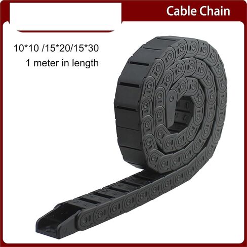 Cable Chain 7 * 7 10 * 10 15 * 20 15 * 30mm 1M Non-Opening Semi-Enclosed Plastic Drag Chain Drive Drag Chain Machine(10x10 mm) in Saudi Arabia