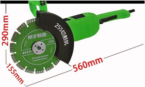 Wall Grooving Machine Single chip Marble 255mm Cutting Machine Concrete Wall Slotting Machine for Cutting Slotting Marble Concrete Grooves in Saudi Arabia