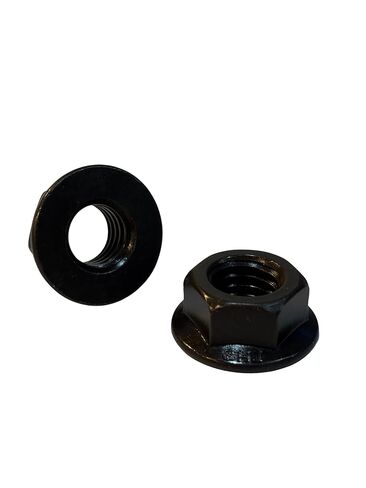 (25 Pieces) 1/2"-13 Grade 8 Hex Flange Nuts Zinc Phos & Oil in Saudi Arabia