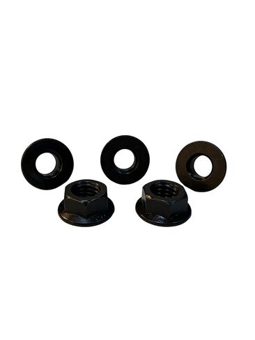 (25 Pieces) 1/2"-13 Grade 8 Hex Flange Nuts Zinc Phos & Oil in Saudi Arabia