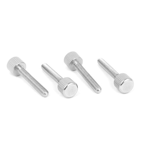 Knurled Thumb Screw, M4 x 20mm, Flat Head Knurled Thumb Screw for Computer PC Case, Flat 304 Stainless Steel Bolts Grip Knobs, Knurled Bolts Fastener Grip Thumb Screw, 5pcs in Saudi Arabia