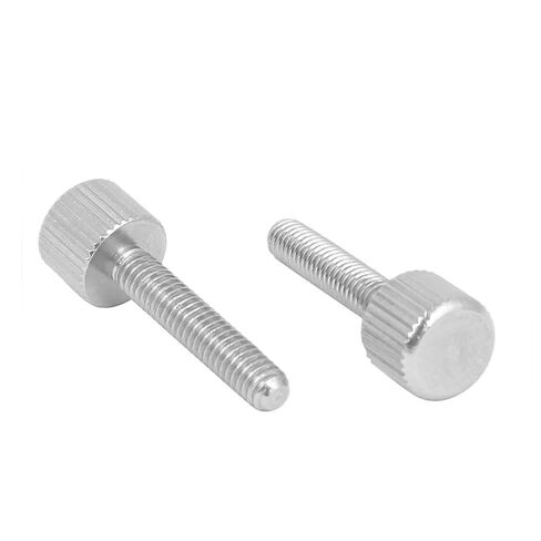 Knurled Thumb Screw, M4 x 20mm, Flat Head Knurled Thumb Screw for Computer PC Case, Flat 304 Stainless Steel Bolts Grip Knobs, Knurled Bolts Fastener Grip Thumb Screw, 5pcs in Saudi Arabia