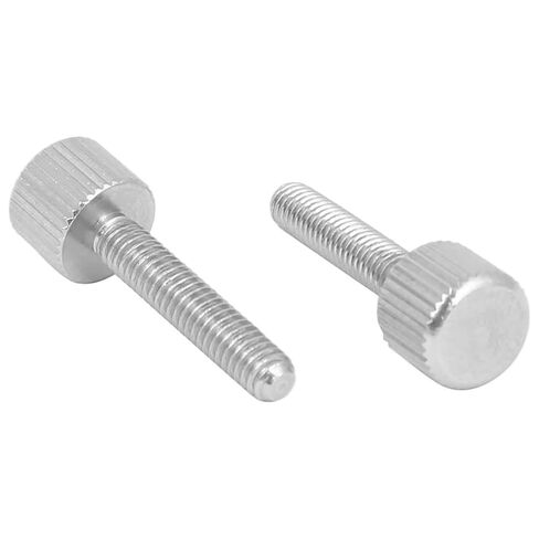 Knurled Thumb Screw, M4 x 20mm, Flat Head Knurled Thumb Screw for Computer PC Case, Flat 304 Stainless Steel Bolts Grip Knobs, Knurled Bolts Fastener Grip Thumb Screw, 5pcs in Saudi Arabia