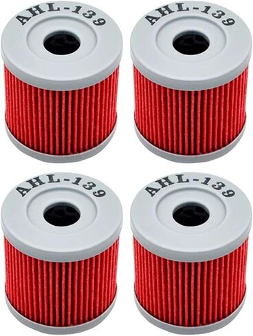 1/2/4/6 pcs Motorcycle Oil Filter For DRZ400 DRZ400E DRZ400S DRZ400SM DRZ LTZ 400 SM Quadracer LTR 450 LTZ400 Quadsport(6Pcs-Red) in Saudi Arabia