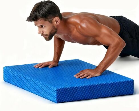 High-Density Balance Pad, Extra Large Balance Pad for Physical Therapy, TPU Foam Balance Board for Rehabilitation Stability Workout Knee and Ankle Exercise in Kuwait