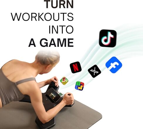 Plank Board,Wobble Balance Board for Core Workout,Push Up Board With Smart Phone Holder,Portable Pushup Board Training Equipment, Gym Accessories for Men & Women in Saudi Arabia