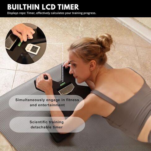 Plank Board,Wobble Balance Board for Core Workout,Push Up Board With Smart Phone Holder,Portable Pushup Board Training Equipment, Gym Accessories for Men & Women in Saudi Arabia