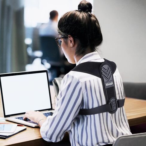Posture Corrector for Women and Men, Back Brace Adjustable Upper Posture Support, Back Support, Comfortable Back Straightener Support for Clavicle Support, and Providing Pain Relief from Neck in Saudi Arabia
