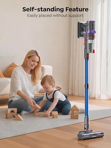 مكنسة كهربائية لاسلكية سموتشر، 650 وات 55 كيلو باسكال 70 دقيقة، مكانس كهربائية للمنزل، فرشاة للحيوانات الأليفة وفرشاة للأريكة، خرطوم 3.3 قدم، شحن مثبت على الحائط، مكنسة كهربائية لشعر الحيوانات الأليفة / الأريكة / السجاد / الأرضية الصلبة in Kuwait