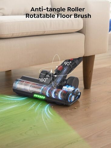 مكنسة كهربائية لاسلكية سموتشر، 650 وات 55 كيلو باسكال 70 دقيقة، مكانس كهربائية للمنزل، فرشاة للحيوانات الأليفة وفرشاة للأريكة، خرطوم 3.3 قدم، شحن مثبت على الحائط، مكنسة كهربائية لشعر الحيوانات الأليفة / الأريكة / السجاد / الأرضية الصلبة in Kuwait