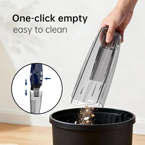 Corded Stick Vacuum Cleaner, 3-in-1 Detachable to Handheld with 180°Left-Right Steering, 14KPA Powerful Suction for Pet Hair on Hard Floors, HEPA Filter, Lightweight with 16.4ft Long Cord in Saudi Arabia