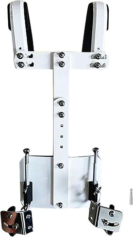 Bstinay White Steel Marching Snare Drum Carrier & Silver Alloy Steel Drill Bit Drum Key in Saudi Arabia