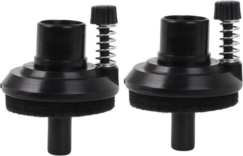 Bstinay 2x حامل ممسحة مطاطية مجموعة طبلة إكسسوارات Hi-hat Cymbal Clamp أسود 22 مم in Saudi Arabia
