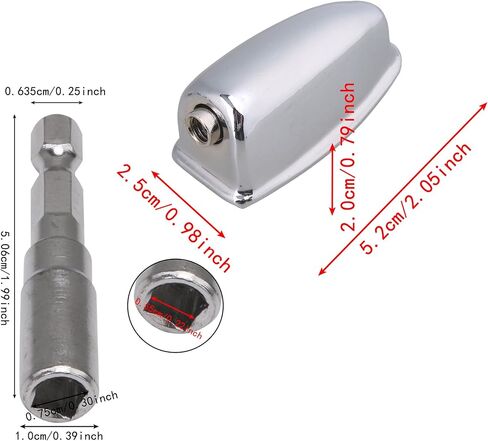 Bstinay 10pcs Single End Drum Lugs & Fast Adjusting Drill Bit Drum Key Percussion in Saudi Arabia