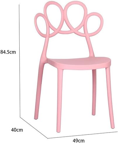 Office Chair Dining Chair Modern Simple Nordic Chair Restaurant Creative Plastic Back Chair Home Fashion Coffee Chair Home Office Desk Chairs in Saudi Arabia