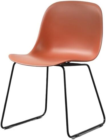 Office Chair Simple Home Dining Chair Back Chair Thickened Restaurant with Steel Legs Nordic Plastic Chair Negotiation Chair Home Office Desk Chairs in Saudi Arabia