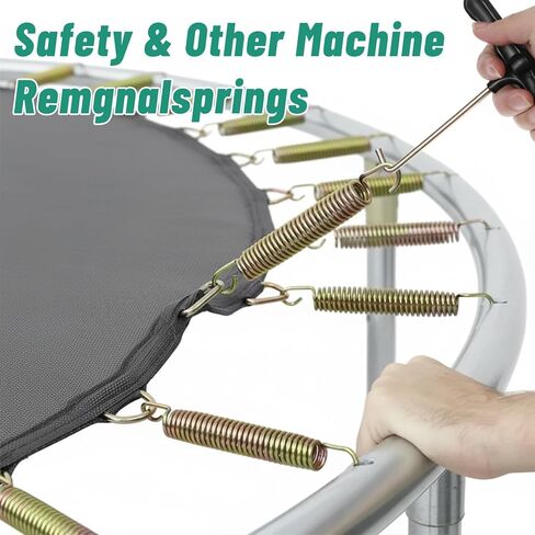 2PCS Vertical Pull Trampoline Spring Pull Tool, T-Hook Trampoline Parts Shoe Lace Tightner Spring Puller Tool in Saudi Arabia
