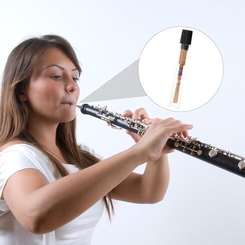 Kisangel Oboe Reed C-tone استبدال القصب المزدوج للاعبي المزمار، ملحق أداة الرياح المدمجة مع لون أسود أو أحمر عشوائي، مناسب للاستخدام الاحترافي والمبتدئين بلون عشوائي in Kuwait