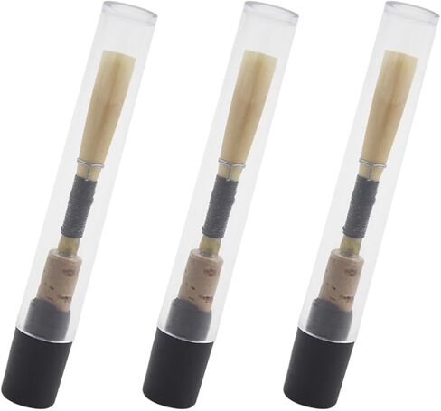 3pcs Oboe Reeds Natural Cane Small Size Black Wind Instrument Accessory for Beginners and Woodwind Players in Kuwait